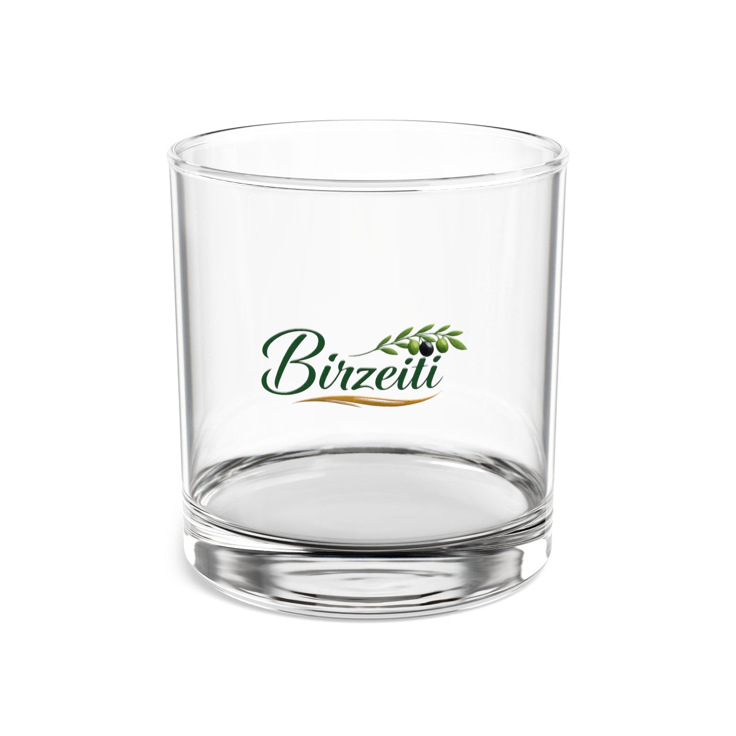 Birzetti Logo 10oz Rocks Glass — Engraved Whiskey Tumbler