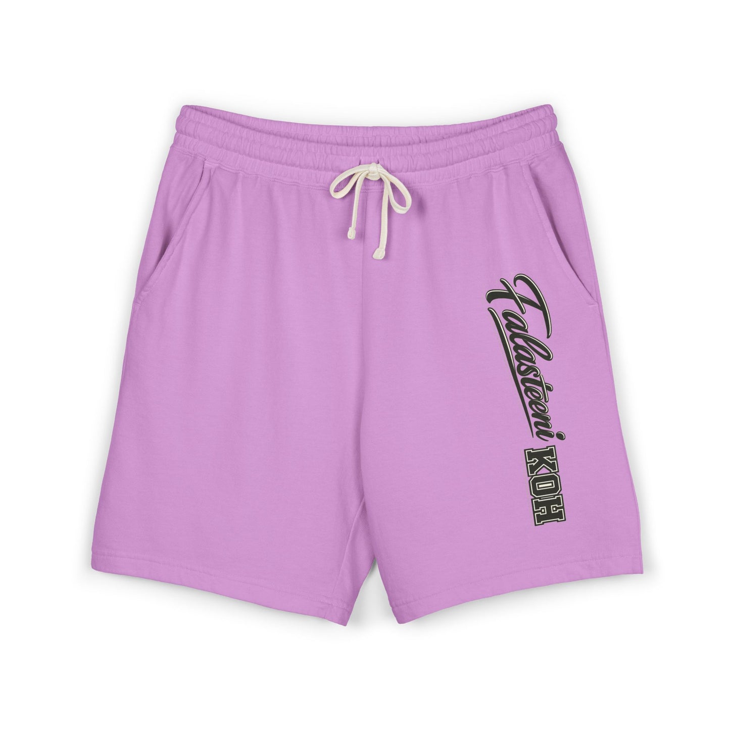 Fleece Sweat Shorts — Vintage Script Side Logo