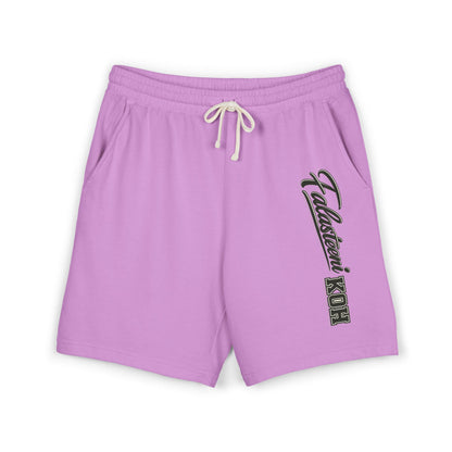 Fleece Sweat Shorts — Vintage Script Side Logo