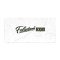 Falasteeni KOH Beach Towel — Arabic Script Retro Logo Coastal Towel