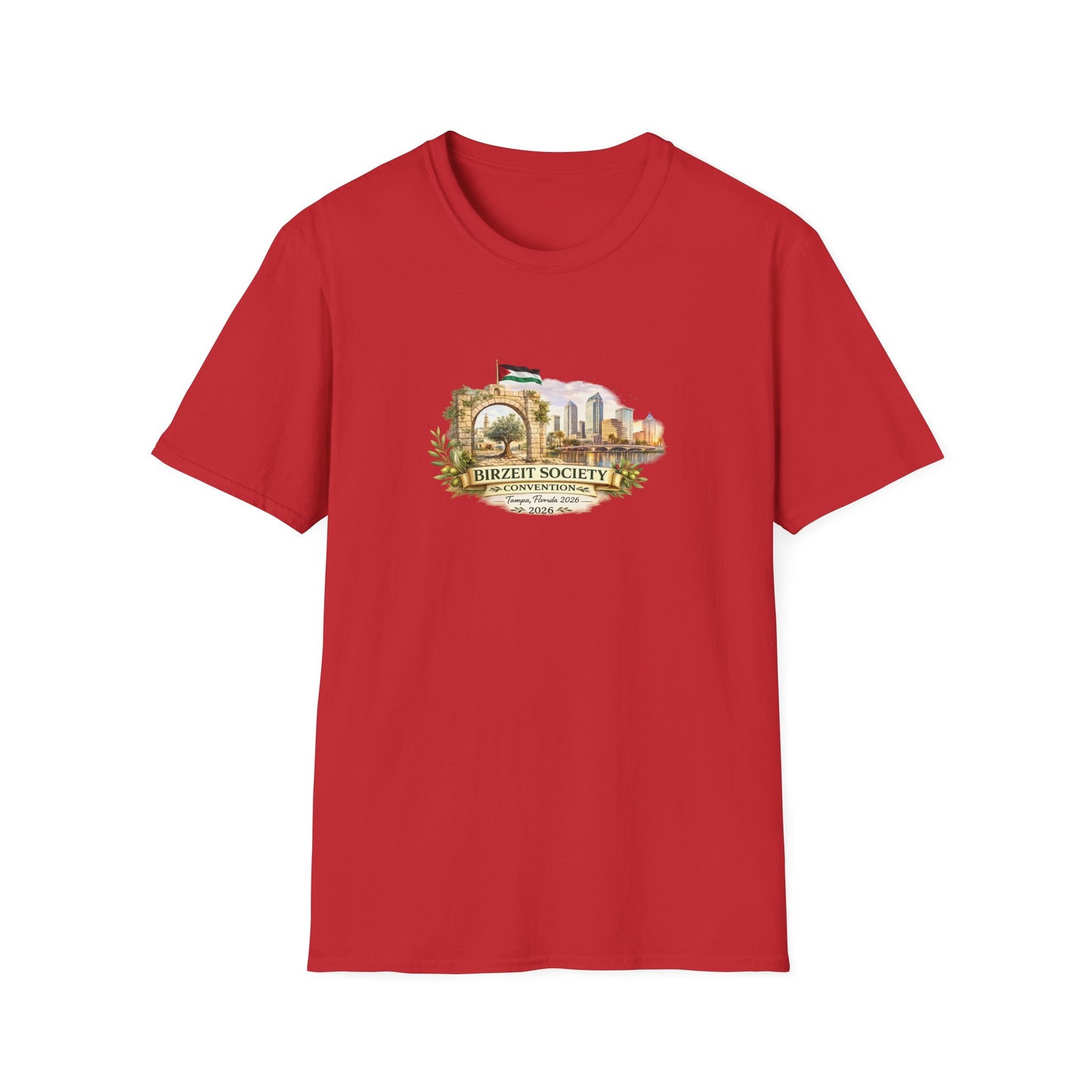 Birzeit Society Convention T-Shirt — Birzeit Skyline Commemorative Shirt