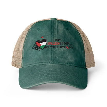 Women's Washed Mesh-Back Cap