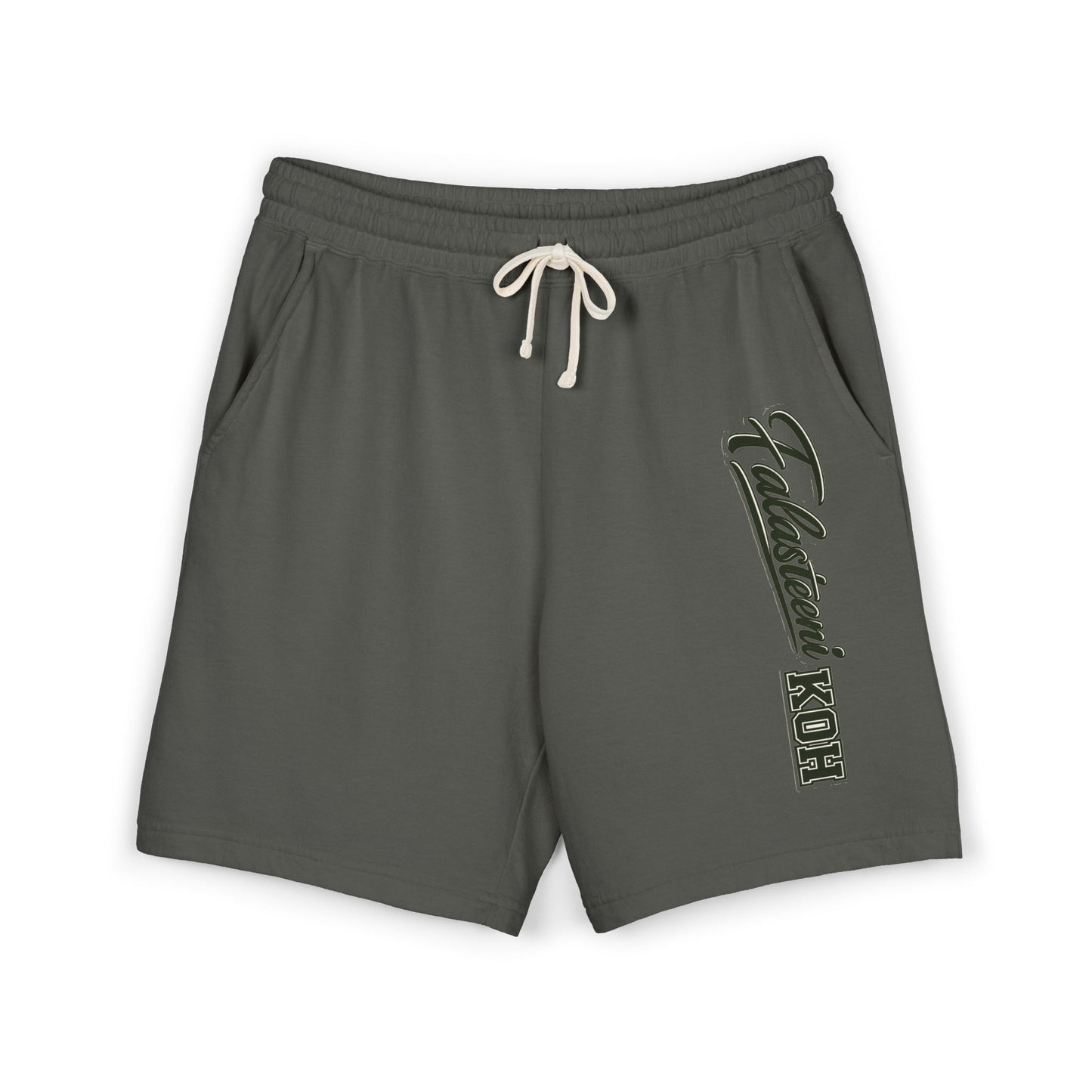 Fleece Sweat Shorts — Vintage Script Side Logo