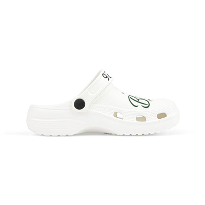 Birzeit Kids Foam Clogs — 'Blossom' Green Floral Print EVA Slip-On