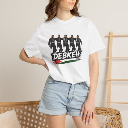 Debkeh Dance T-Shirt — Middle Eastern Folklore Dabke Crew Tee