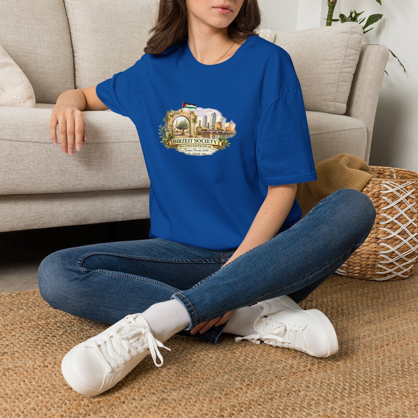 Birzeit Society Convention T-Shirt — Birzeit Skyline Commemorative Shirt