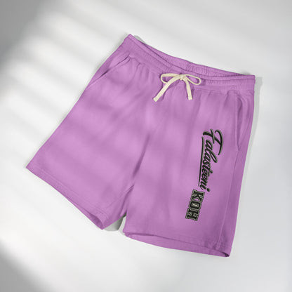 Fleece Sweat Shorts — Vintage Script Side Logo