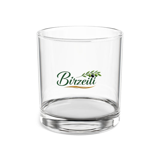 Birzetti Logo 10oz Rocks Glass — Engraved Whiskey Tumbler