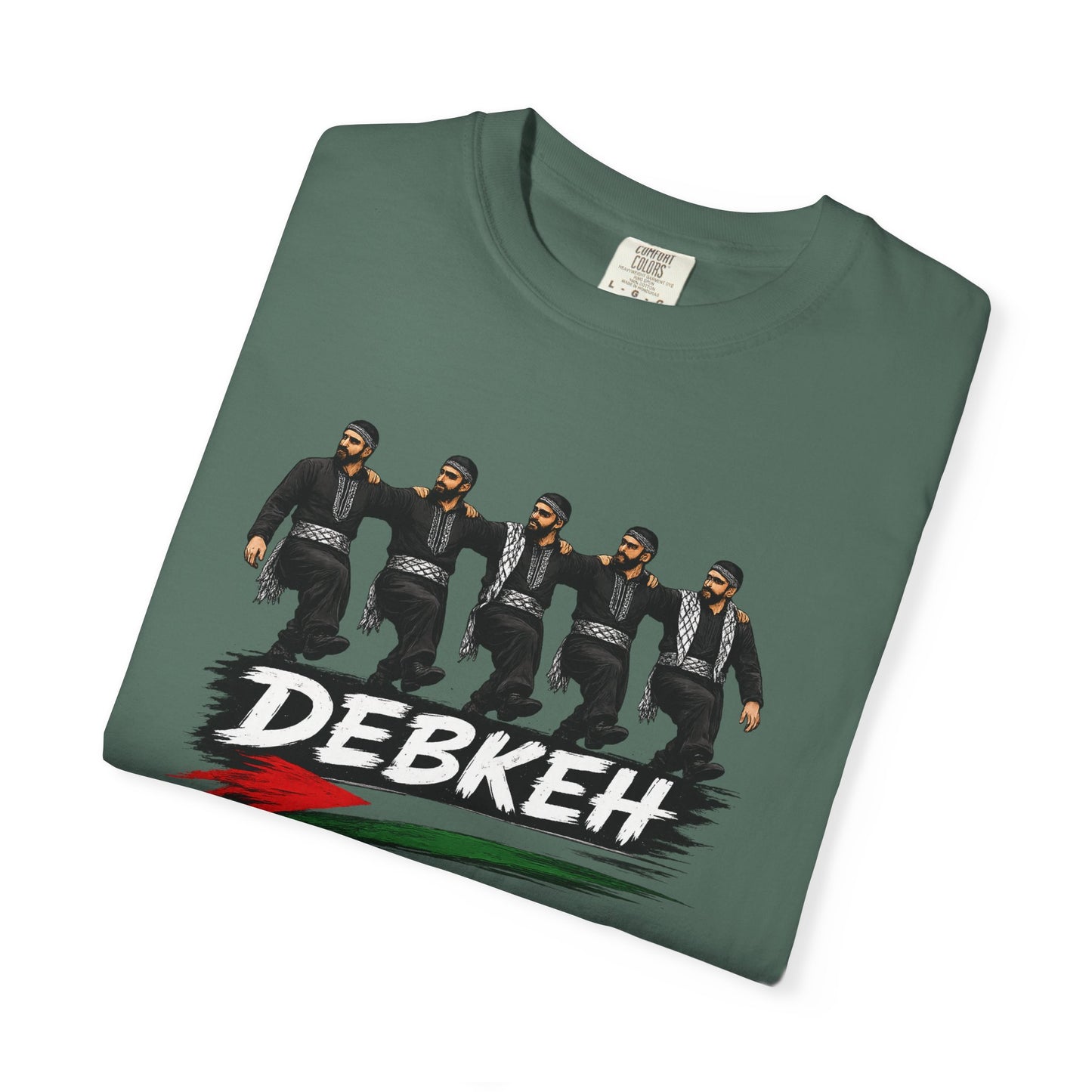 Debkeh Dance T-Shirt — Middle Eastern Folklore Dabke Crew Tee