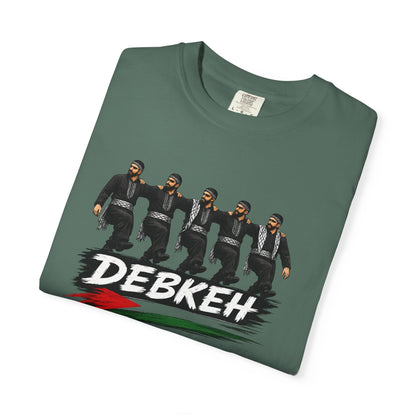 Debkeh Dance T-Shirt — Middle Eastern Folklore Dabke Crew Tee