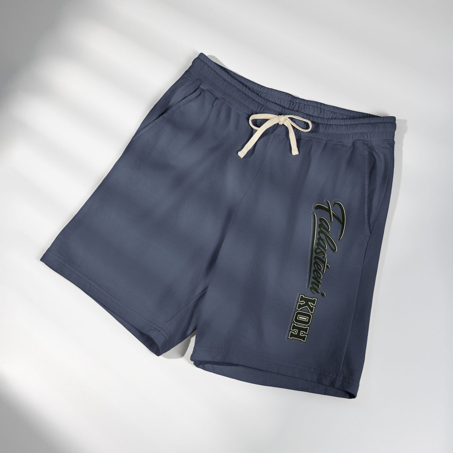 Fleece Sweat Shorts — Vintage Script Side Logo