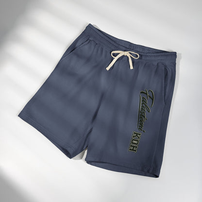 Fleece Sweat Shorts — Vintage Script Side Logo