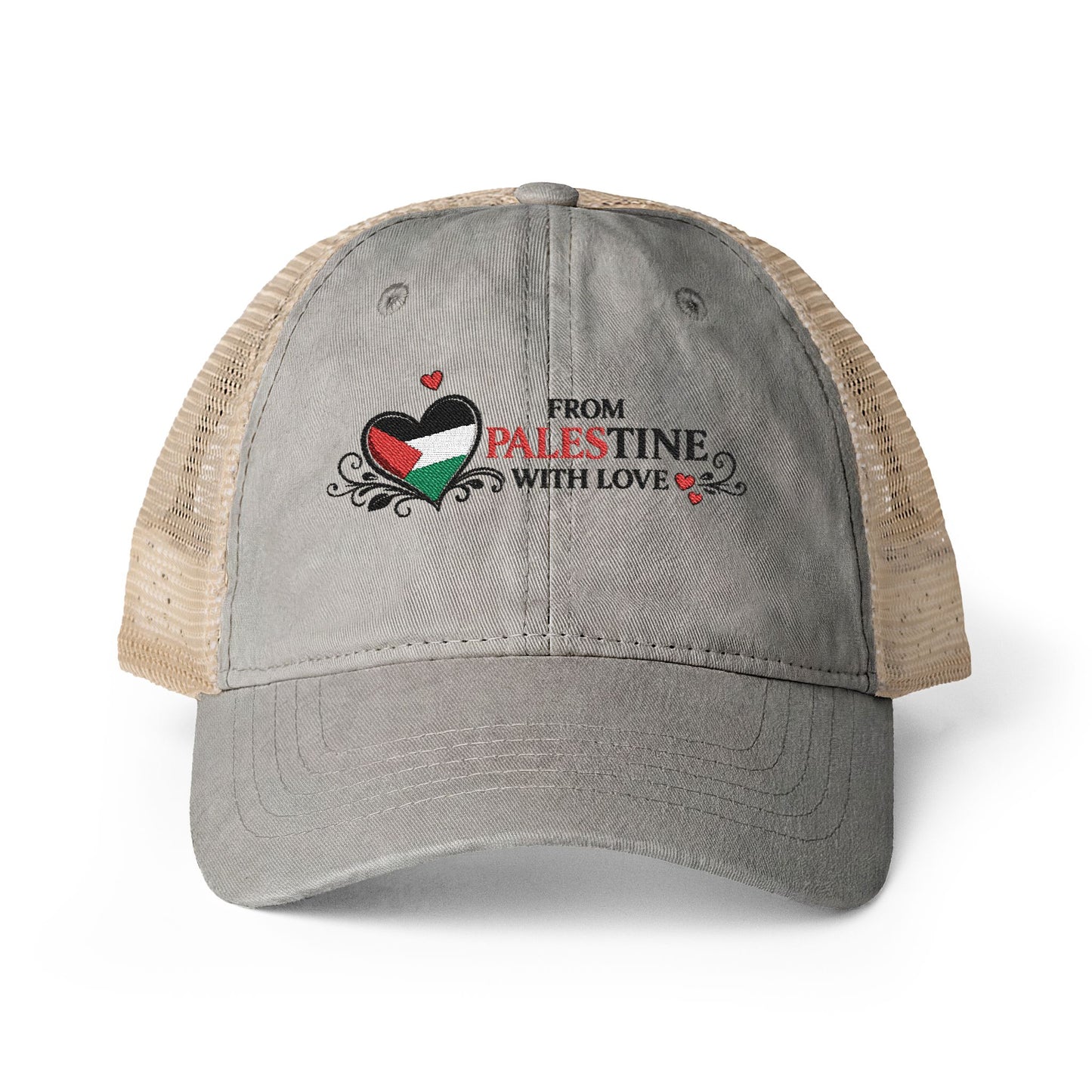 Women's Washed Mesh-Back Cap
