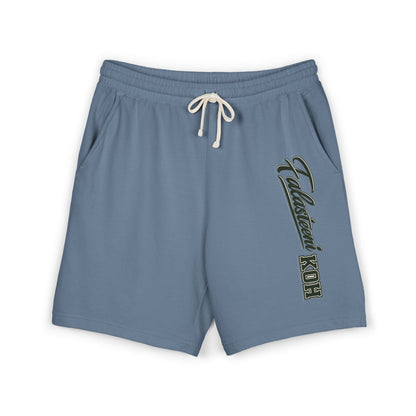 Fleece Sweat Shorts — Vintage Script Side Logo