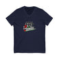 3 1/2 Debkeh Dance Tee – Palestinian Dabke Folk Dance V‑Neck Shirt