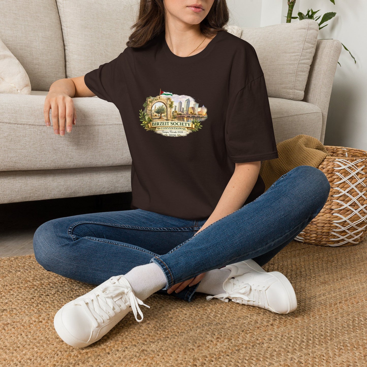 Birzeit Society Convention T-Shirt — Birzeit Skyline Commemorative Shirt