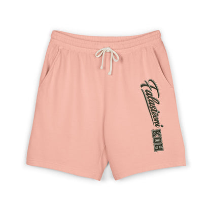 Fleece Sweat Shorts — Vintage Script Side Logo