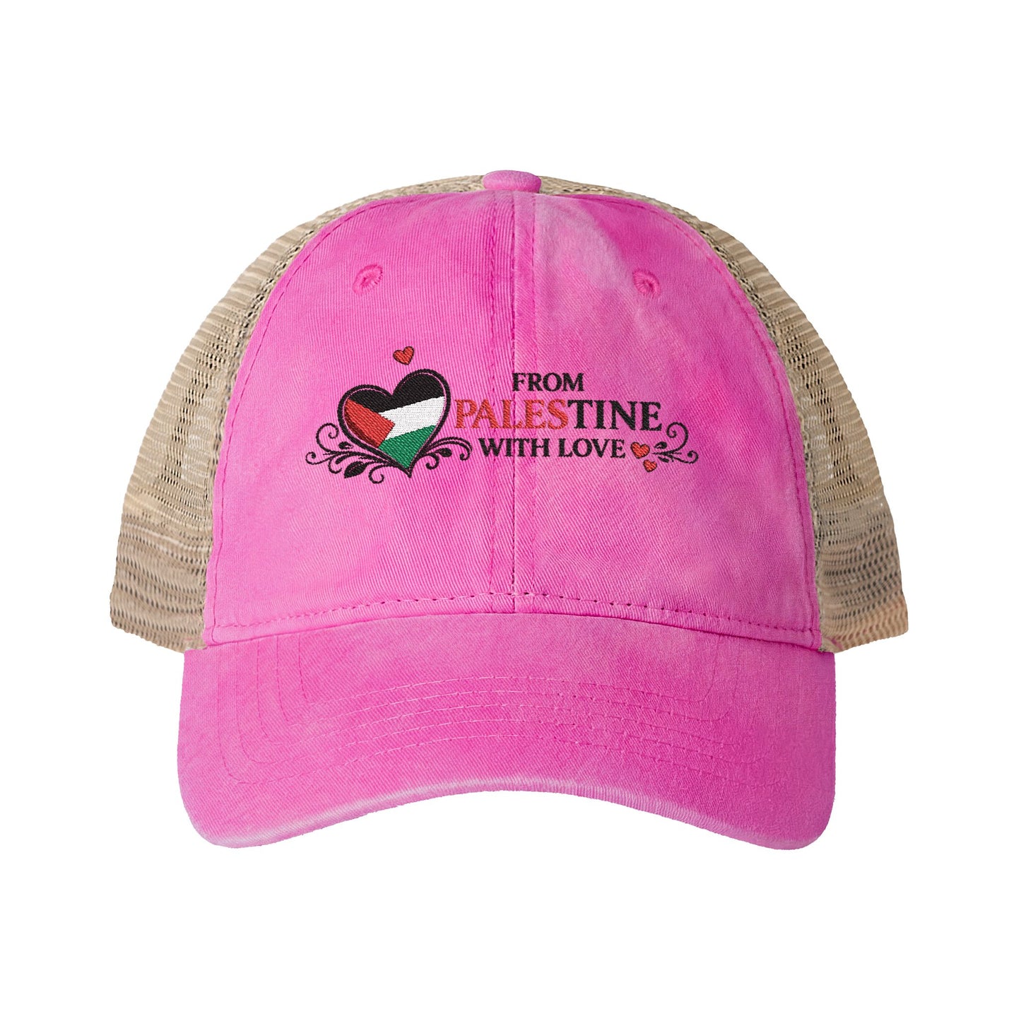 Women's Washed Mesh-Back Cap