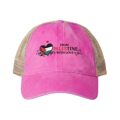 Women's Washed Mesh-Back Cap