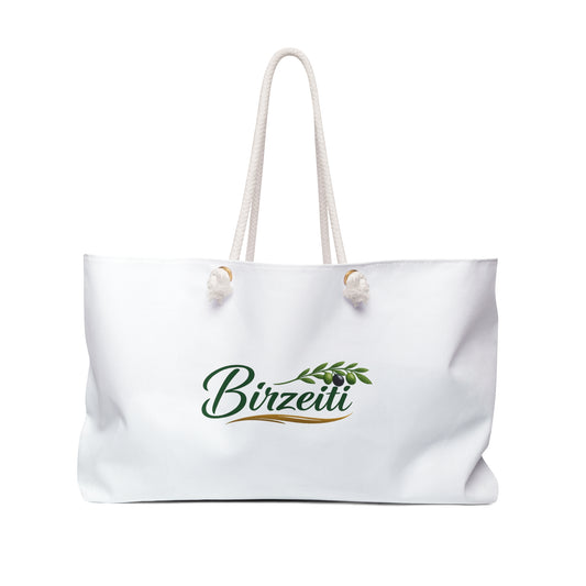 Birzeiti Logo Weekender Bag — Lightweight Travel Tote for Weekend Getaways