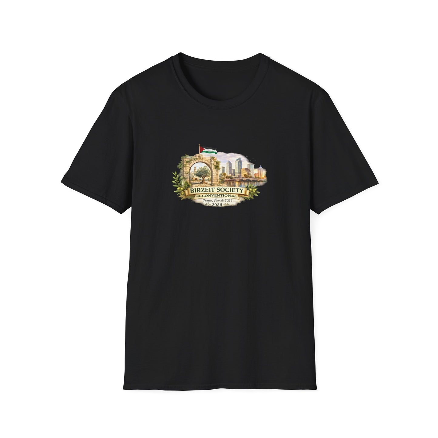 Birzeit Society Convention T-Shirt — Birzeit Skyline Commemorative Shirt