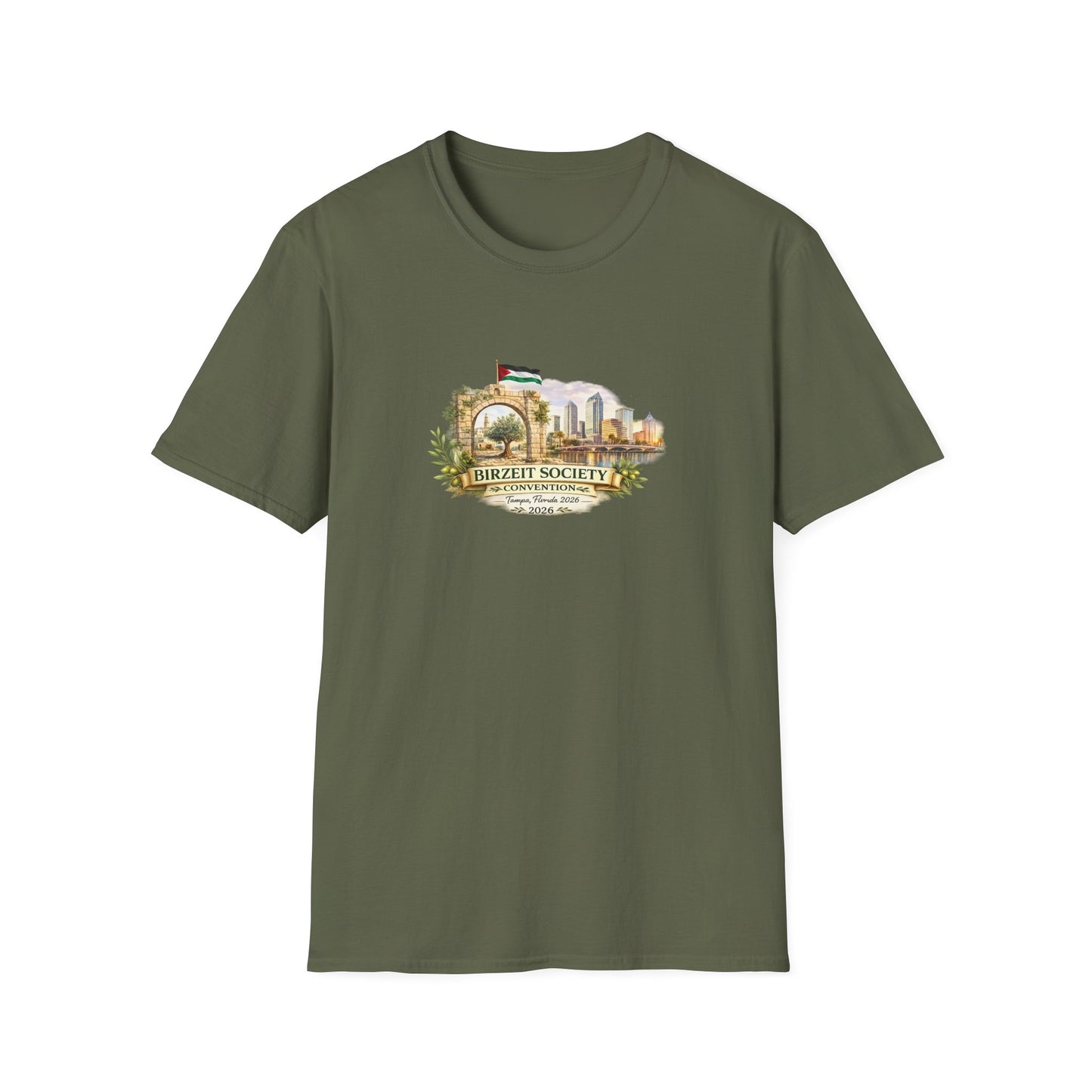 Birzeit Society Convention T-Shirt — Birzeit Skyline Commemorative Shirt