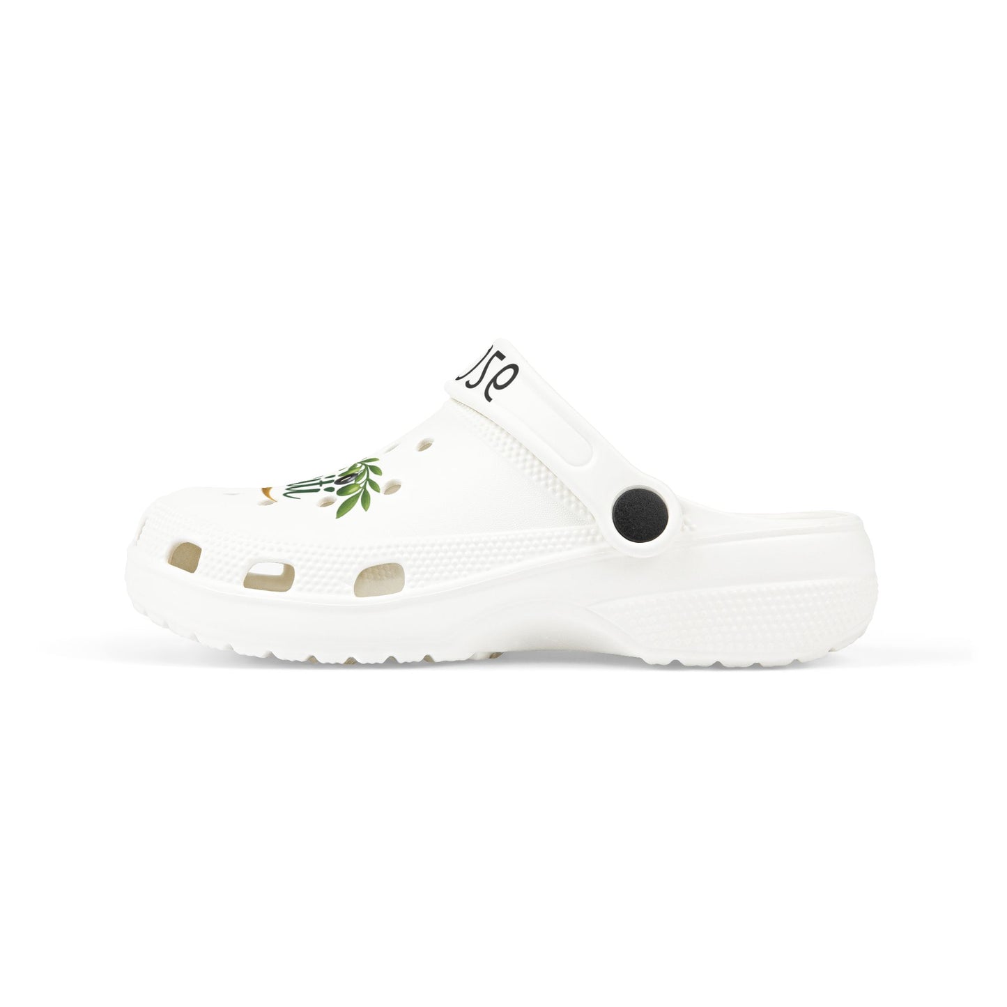 Birzeit Kids Foam Clogs — 'Blossom' Green Floral Print EVA Slip-On