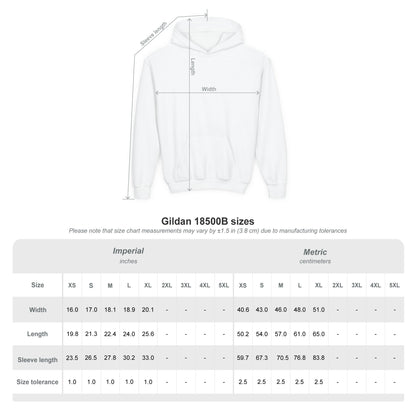 Youth Hoodie — "From Palestine With Love" Heart Design
