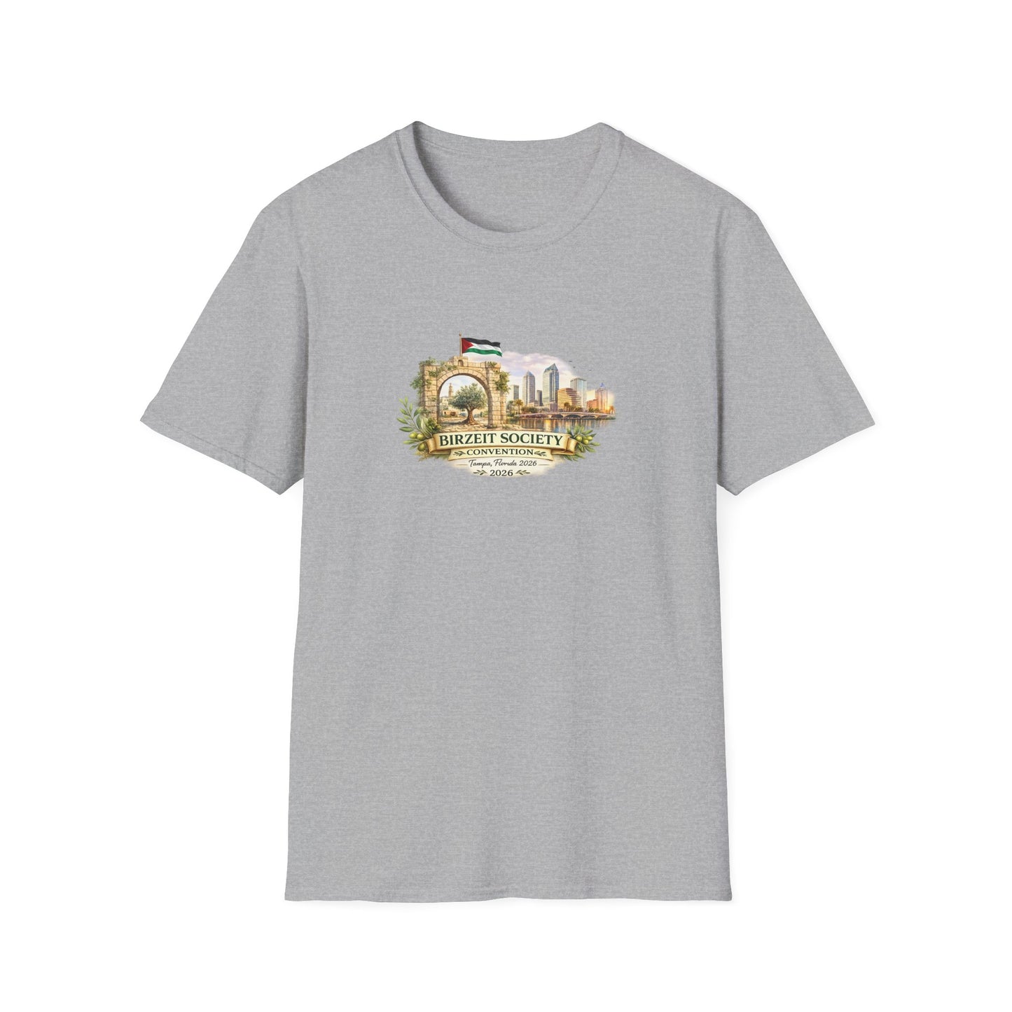 Birzeit Society Convention T-Shirt — Birzeit Skyline Commemorative Shirt