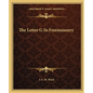 The Letter G In Freemasonry
