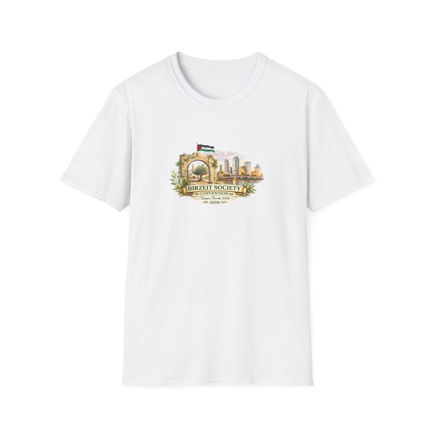 Birzeit Society Convention T-Shirt — Birzeit Skyline Commemorative Shirt