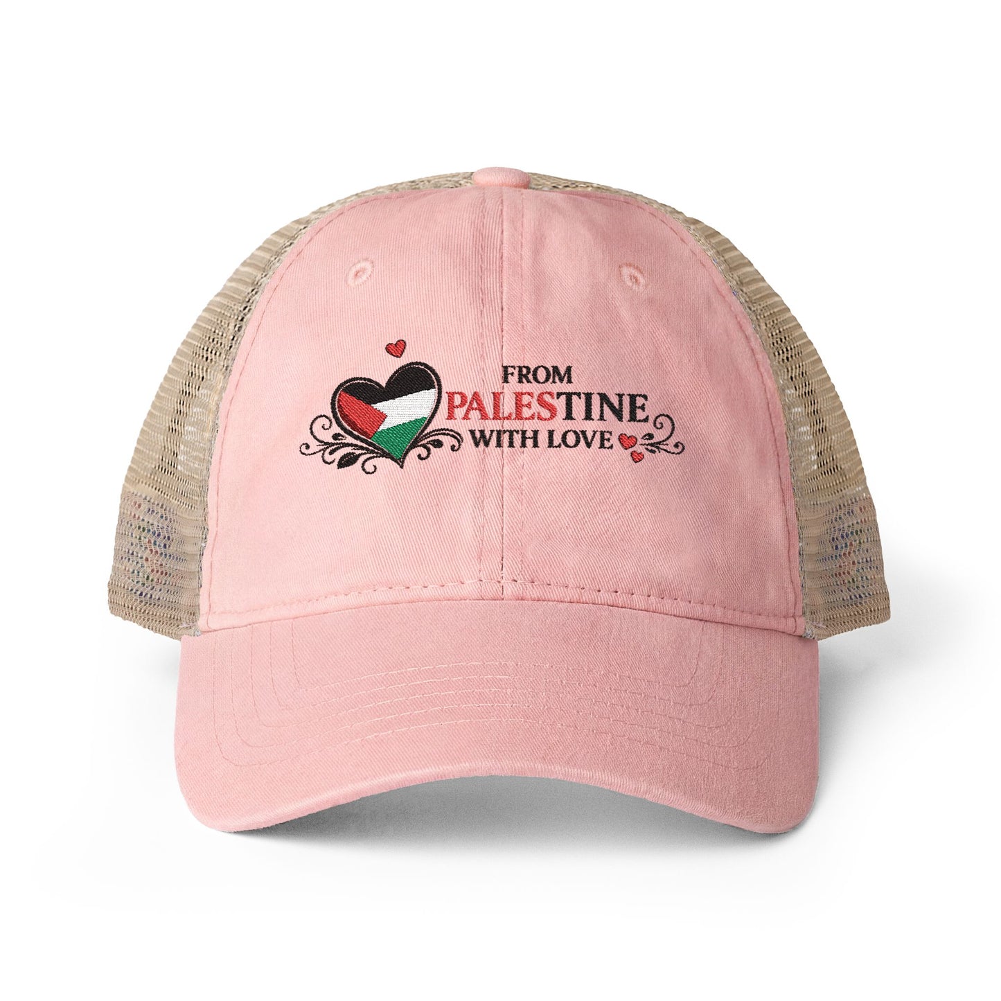 Women's Washed Mesh-Back Cap