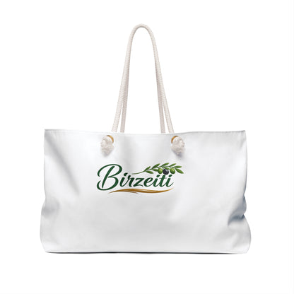 Birzeiti Logo Weekender Bag — Lightweight Travel Tote for Weekend Getaways