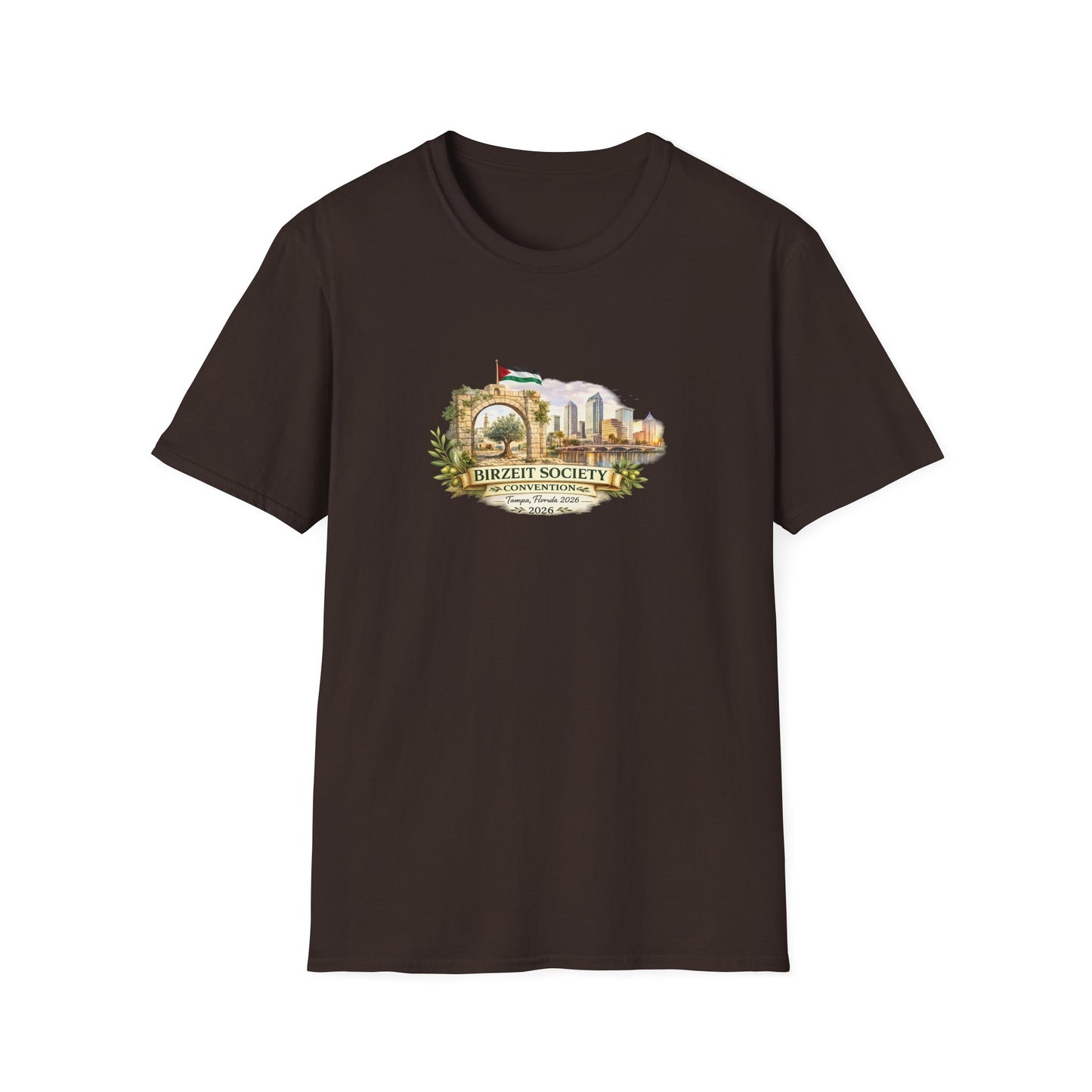 Birzeit Society Convention T-Shirt — Birzeit Skyline Commemorative Shirt
