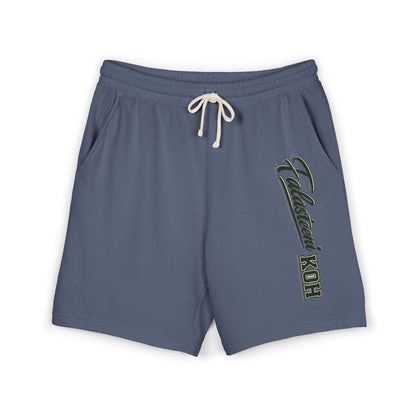 Fleece Sweat Shorts — Vintage Script Side Logo