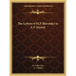 The Letters of H.P. Blavatsky to A.P. Sinnett