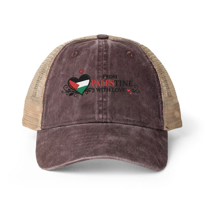 Women's Washed Mesh-Back Cap