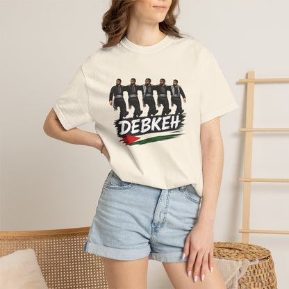 Debkeh Dance T-Shirt — Middle Eastern Folklore Dabke Crew Tee
