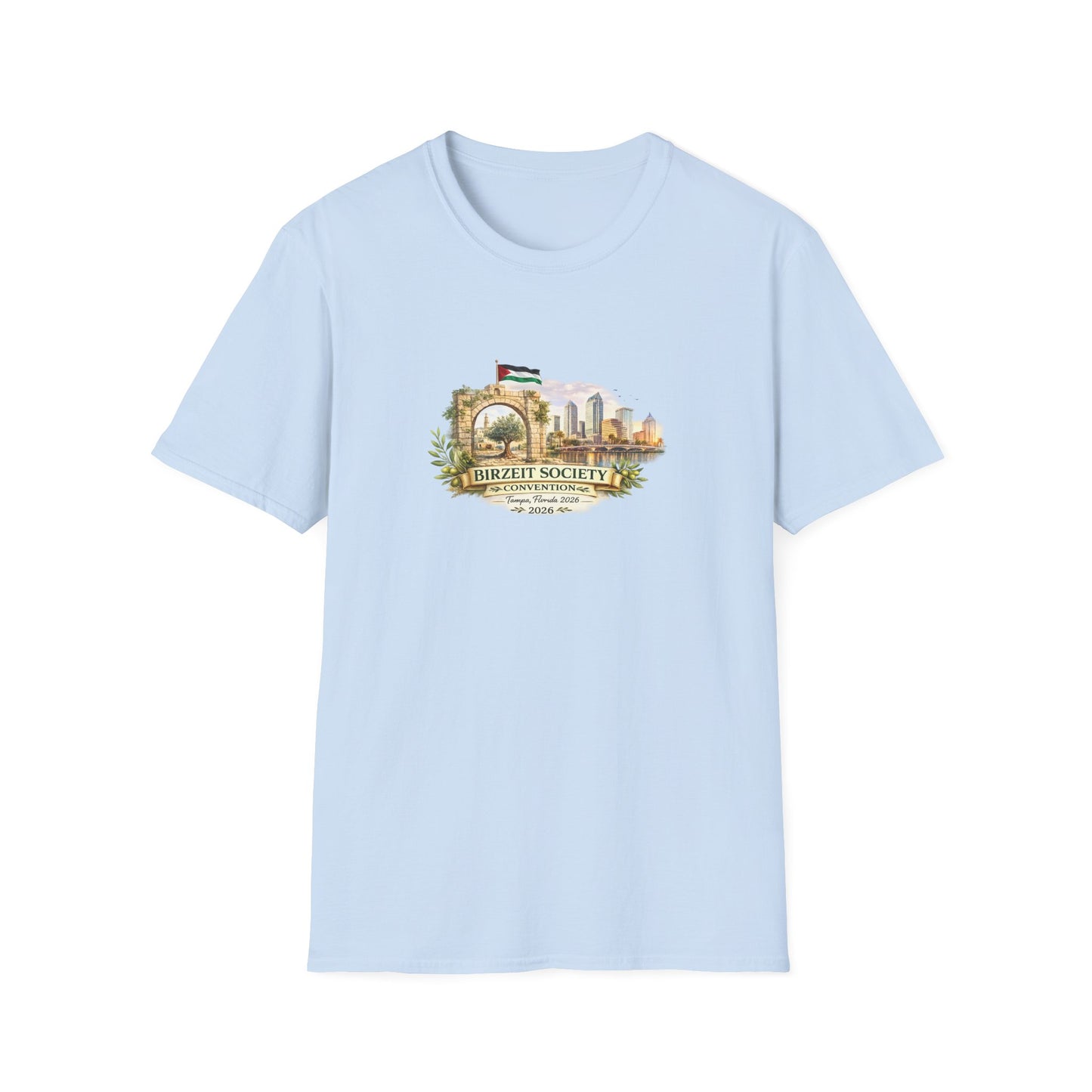 Birzeit Society Convention T-Shirt — Birzeit Skyline Commemorative Shirt
