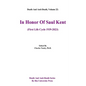 Death And Anti-Death, Volume 22: In Honor Of Saul Kent (First Life Cycle 1939-2023)
