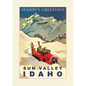 Vintage Lined Notebook Season's Greetings from Sun Valley