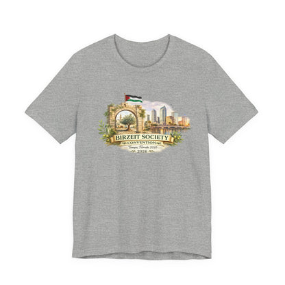 Birzeit Convention Tampa Arch Unisex Jersey Short Sleeve Tee