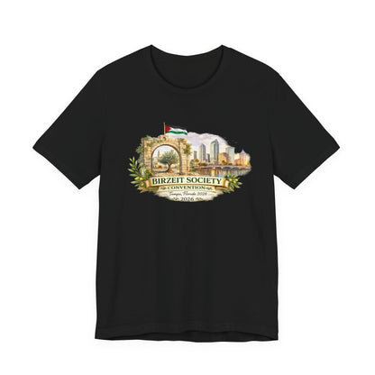 Birzeit Convention Tampa Arch Unisex Jersey Short Sleeve Tee
