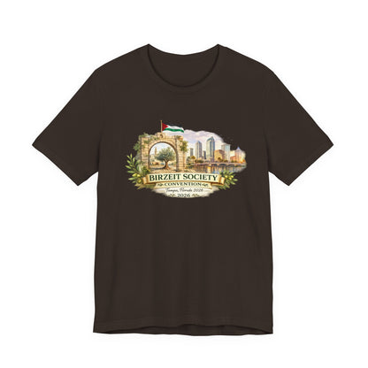 Birzeit Convention Tampa Arch Unisex Jersey Short Sleeve Tee