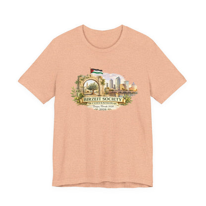 Birzeit Convention Tampa Arch Unisex Jersey Short Sleeve Tee