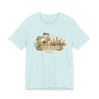 Birzeit Convention Tampa Arch Unisex Jersey Short Sleeve Tee
