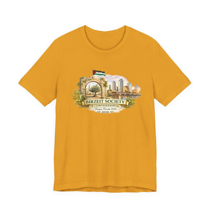 Birzeit Convention Tampa Arch Unisex Jersey Short Sleeve Tee