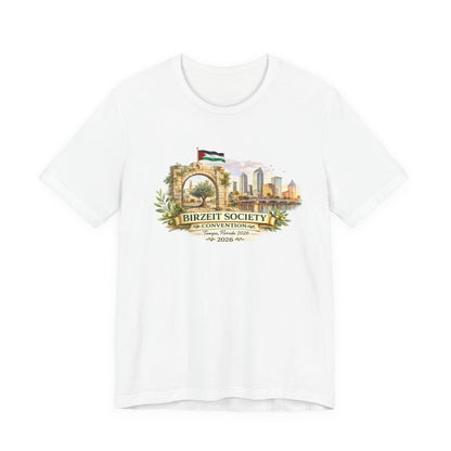 Birzeit Convention Tampa Arch Unisex Jersey Short Sleeve Tee