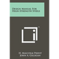 Design Manual For High-Strength Steels