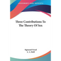 Three Contributions To The Theory Of Sex